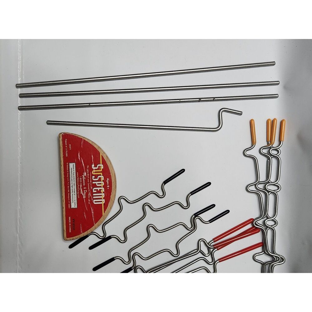 Melissa & Doug Suspend Game – Replacement Parts – Base + Rods – Incomplete - Picture 6 of 7